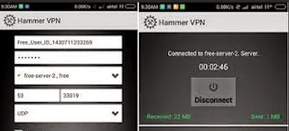 Working Airtel Free 3G Internet Trick For Android with HammerVPN [MAY 2015]