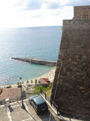 Castello Murat and view of Pizzo Marina