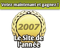 Choisissez le site Internet de l'Année 2007 !