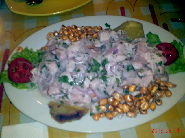 Ceviche de pescado aguja