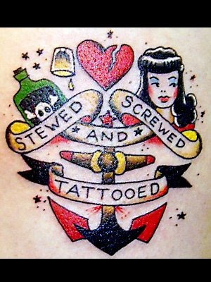 Couldn't really do posts about tattoo's without mentioning Sailor Jerry