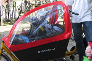 baby 

transport on bicycle