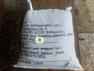  Benih Padi Pesanan    WASKUDI HERMAWAN Indramayu, Jabar.   (Setelah di Packing).