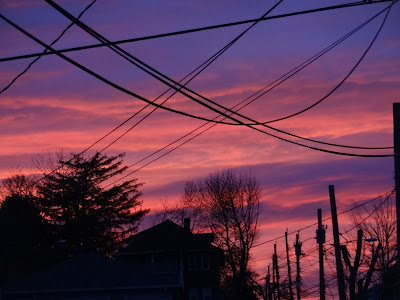 Such a beautiful sky...except for the power lines...