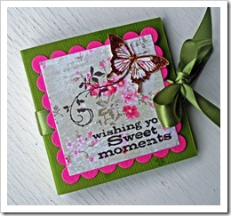 Tea bag card