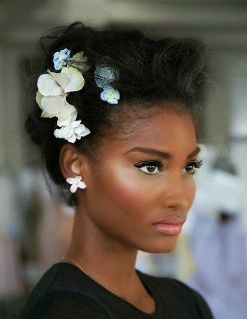 Classy Women Black Hairstyles Buns 2015