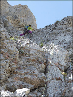 Vía Homedes al Gat, largo 7, Pedraforca