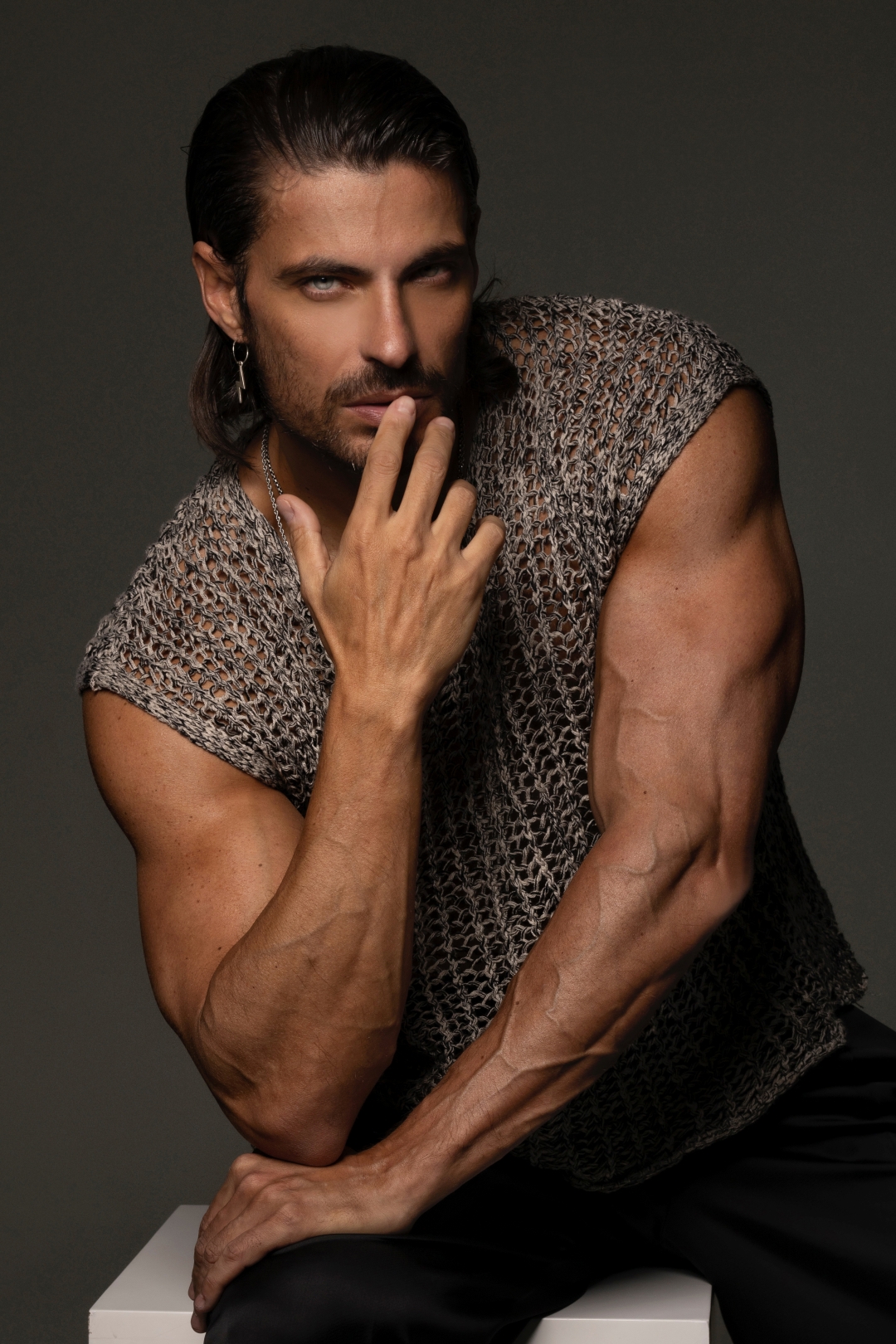 Male Fashion Model Isaac Moreno Lensed By Rod Origel.