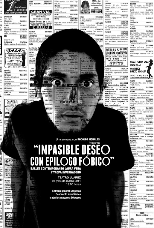 Cartel. Temporada Marzo 2011. Teatro Juárez