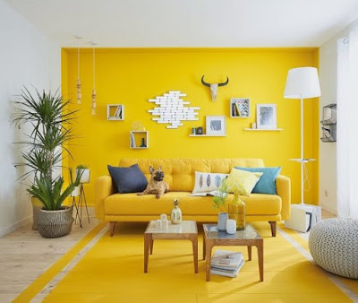 kombinasi warna cat interior rumah minimalis terbaru