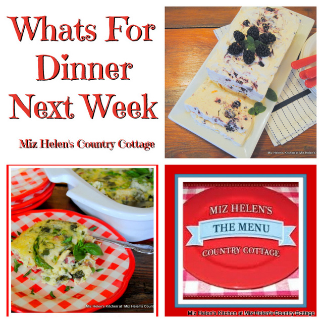Whats For Dinner Next Week, 8-28-23 at Miz Helen's Country Cottage