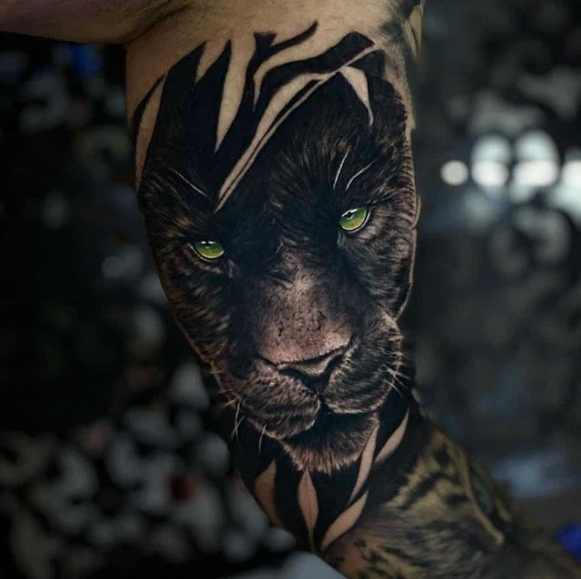 33 tatuagens de pantera para homens