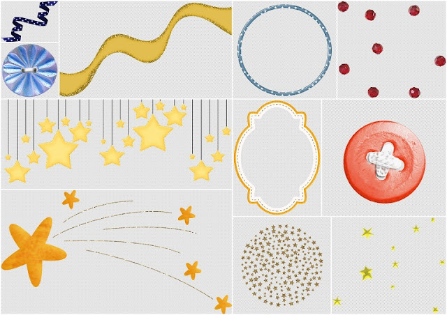 Frames, Borders and Ornaments of the Cute Little Prince Clipart