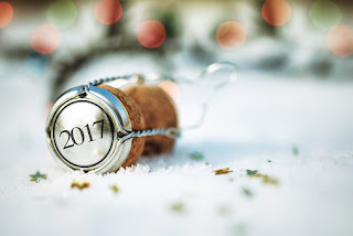 feliz año nuevo champagne 2017