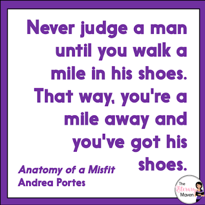 In Anatomy of a Misfit by Andra Portes, the narrator, Anika has a unique voice; she is funny, but also incredibly blunt. The social hierarchy of her high school is not too different from the plot of Mean Girls and Anika is #3 behind Becky, the cruel beauty queen of her high school, and Shelly, her sexually promiscuous, but weak-willed best friend. Read on for more of my review and ideas for classroom application.