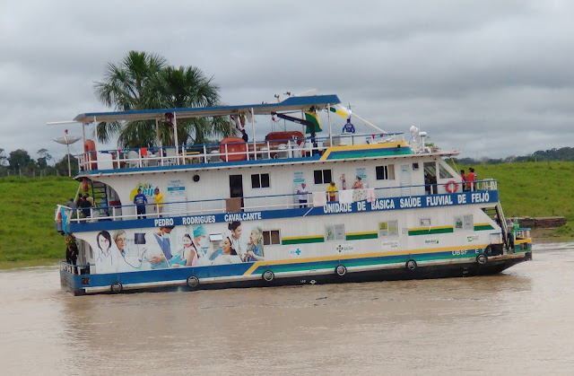 EM FEIJÓ : PREFEITO KIEFER CAVALCANTE REALIZA A SEGUNDA VIAGEM NA UBS FLUVIAL E LEVA ATENDIMENTO  PARA  O ALTO RIO ENVIRA