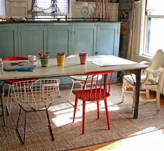 smartgirlstyle Mismatched  dining room  chairs 