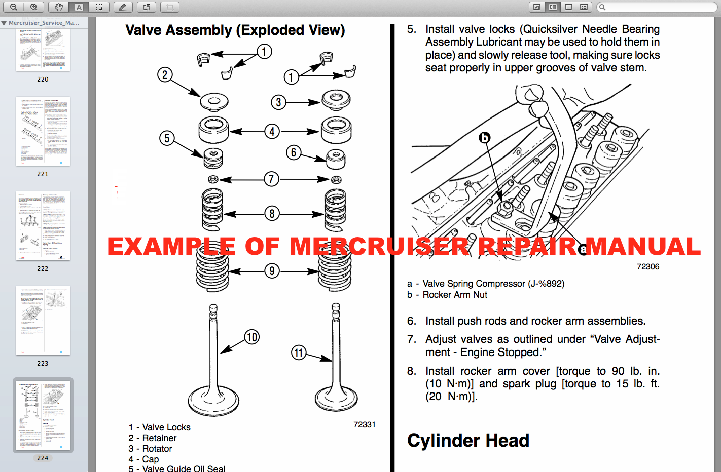 Download MerCruiser Factory Service Manual online free pdf guide