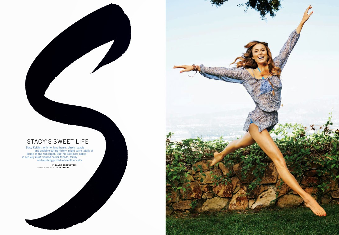 Magazine Photoshoot : Stacy Keibler Photoshoot for Natural Health Magazine January/February 2014
