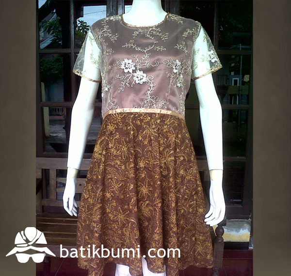 Dress BATIK CAP Smoke mix Tile Payet