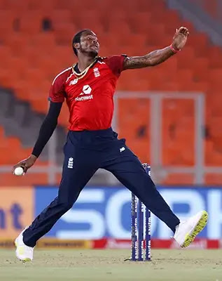 Jofra Archer Playing Cricket