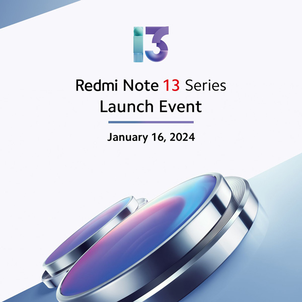 شركة شاومي الرائدة تستعد لإطلاق سلسلتها الجديدة REDMI NOTE 13 بحفل كبير