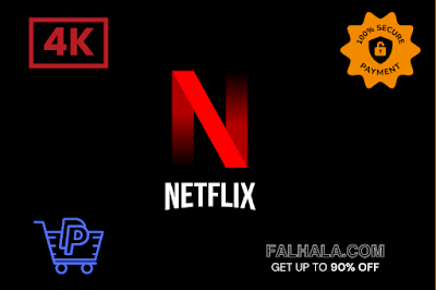 Netflix Premium  account 4K 5 screens " PayPal Accepted "