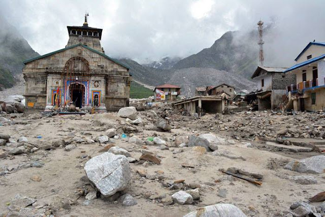 Kedarnath Temple after the Flood