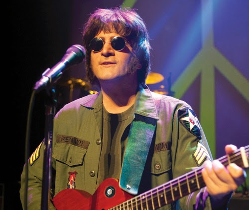 Steve Landes as John Lennon in Rain: A Tribute to The Beatles