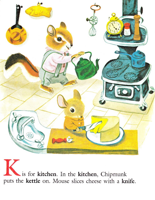 "Richard Scarry's Chipmunk's ABC" by Roberta Miller, illustrated by Richard Scarry (1963)