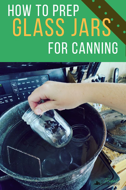 Keeping your home canned food safe is essential and learning  how to prep jars for canning is the first step.