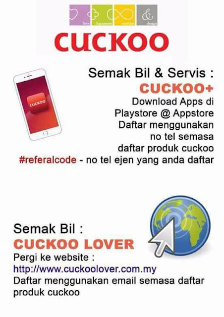 Semak Bayaran Bulanan Cuckoo - KamenShar