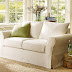 Furniture Sofa, PB Comfort Slipcovered Loveseat