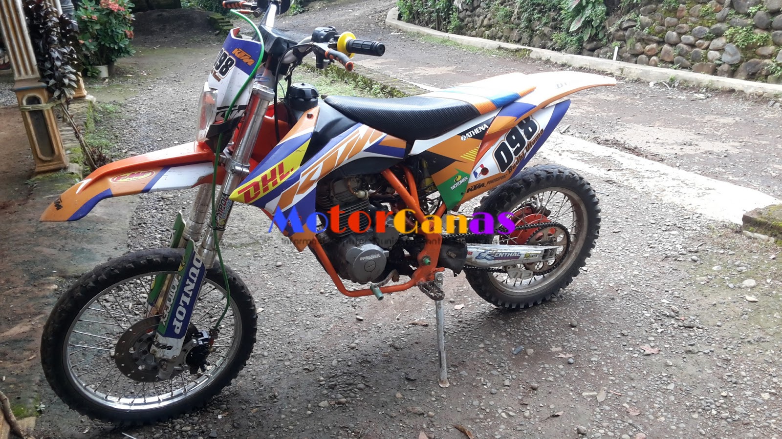 Modif Rangka Gl Pro Jadi Trail Combo Modifikasi