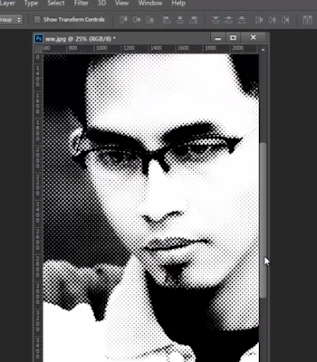 How to Make Halftone Image in Photoshop 