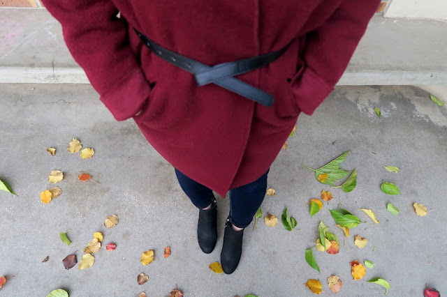 manteau rouge, promod, le blog d'une tunisienne, blogueuse maghrébine, blogueuse tunisienne, tenue, outfit, hiver 2016, 2017, 