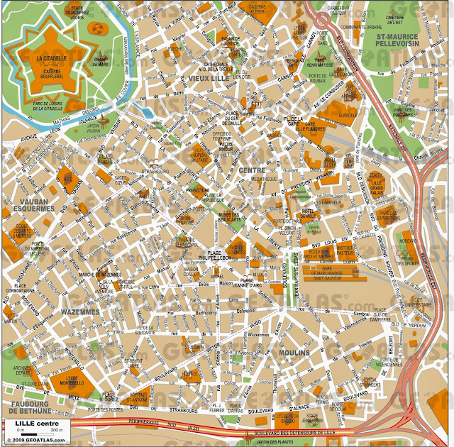 Mapa de Lille