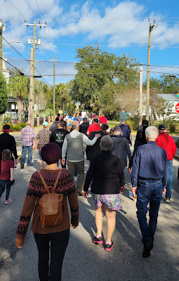 MLK Day Silent March in St. Augustine, Florida