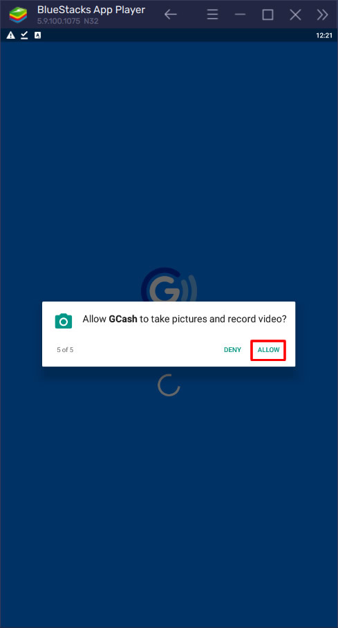 gcash wants to take pictures and record video