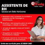 Vaga de Assistente de RH em Belo Horizonte/MG