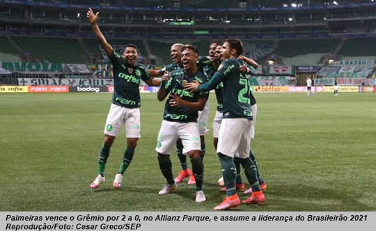 www.seuguara.com.br/Palmeiras/Liderança/Brasileirão 2021/