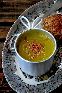 Crema de brócoli con calabaza.