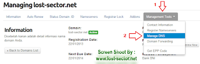 Cara mensetting DNS Record Admin Cpanel Rumahweb.com