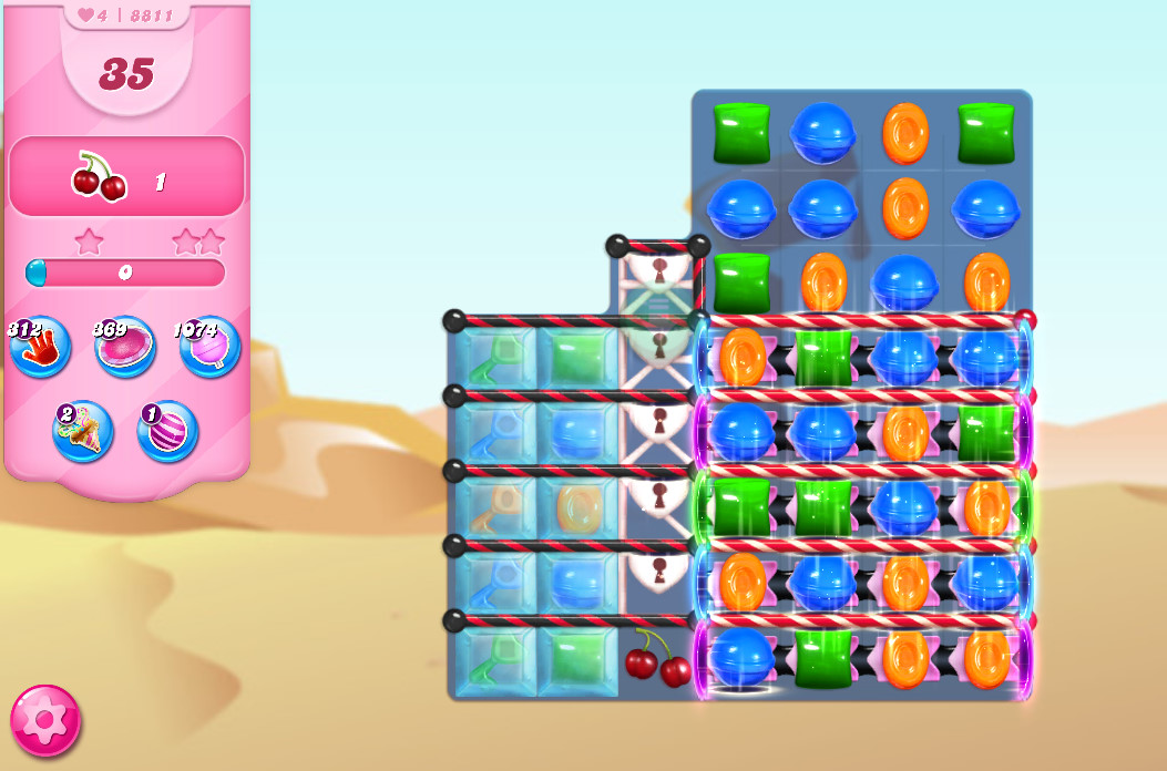 Candy Crush Saga level 8811