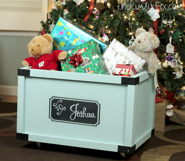 Custom toy box for Christmas