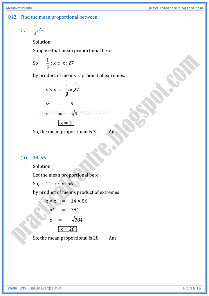 variations-exercise-3-1-mathematics-10th