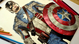 Captain America, Free Printable Invitations, Labels or Cards.