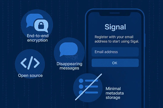 Signal dengan Opsi Email - Chat App