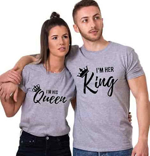 I'm his Queen I'm her King Couple T-Shirt