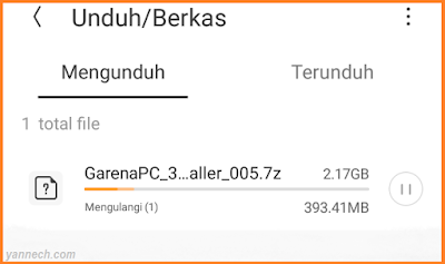 Cara Meneruskan Download Yang Terhenti Di UC Browser